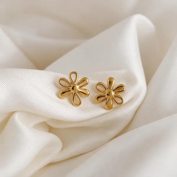 Gold_Stainless_Steel_Dainty_Bloom_Floral_Ring_For_Women