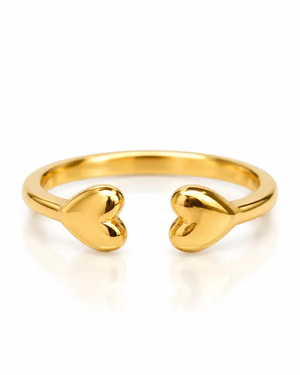 Gold_Stainless_Steel_Double_Heart_Open_Band_Ring_For_Women