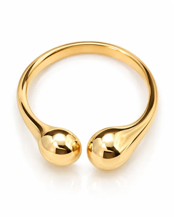 Gold_Stainless_Steel_Double_Orb_Open_Ring_For_Women