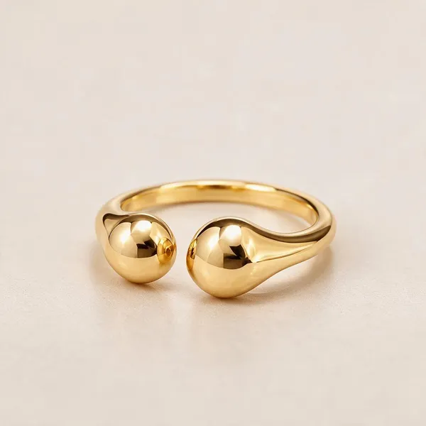 Gold_Stainless_Steel_Double_Orb_Open_Ring_For_Women