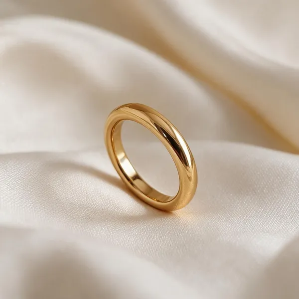 Gold_Stainless_Steel_Duet_Stacking_Ring_For_Women