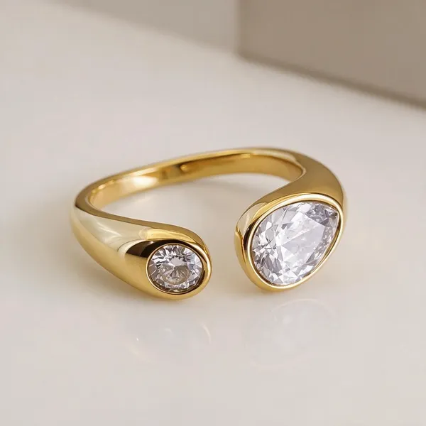 Gold_Stainless_Steel_Floating_Crystal_Ring_For_Women