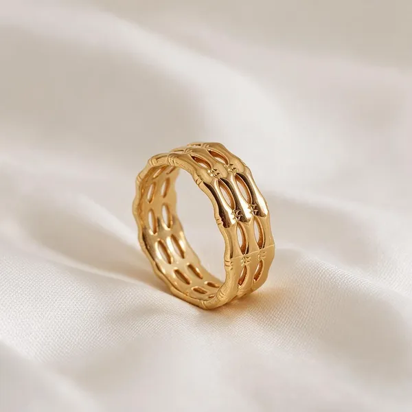 Gold_Stainless_Steel_Bamboo_Ring_For_Women