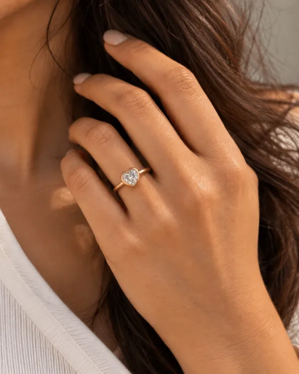 Gold_Stainless_Steel_Heart_Cz_Bezel_Solitaire_Open_Ring_For_Women