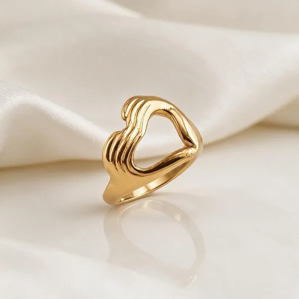 Gold_Stainless_Steel_Love_Sign_Ring_For_Women