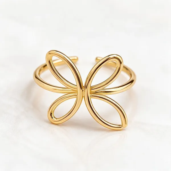 Gold_Stainless_Steel_Open_Butterfly_Statement_Ring_For_Women