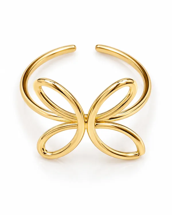 Gold_Stainless_Steel_Open_Butterfly_Statement_Ring_For_Women