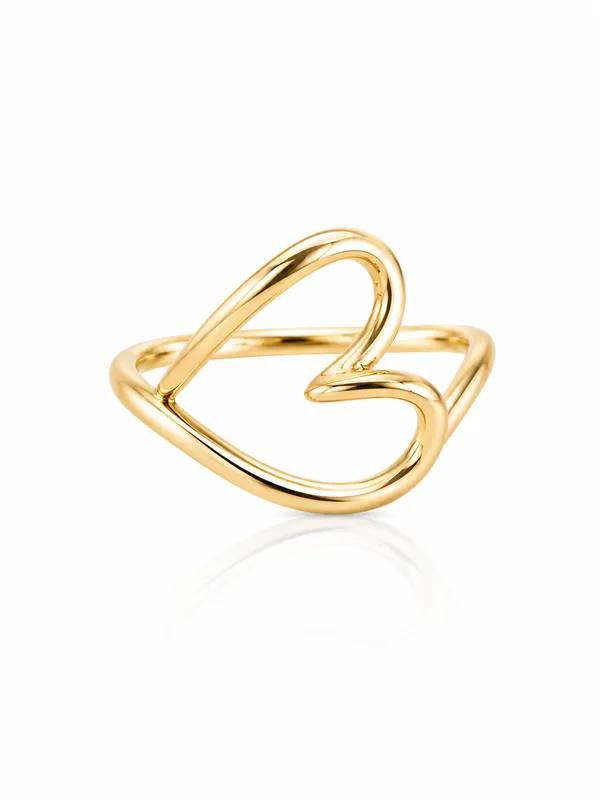 Gold_Stainless_Steel_Open_Heart_Ring_For_Women