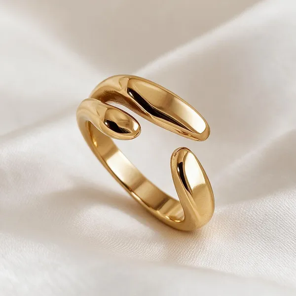 Gold_Stainless_Steel_Sculptural_Aura_Ring_For_Women