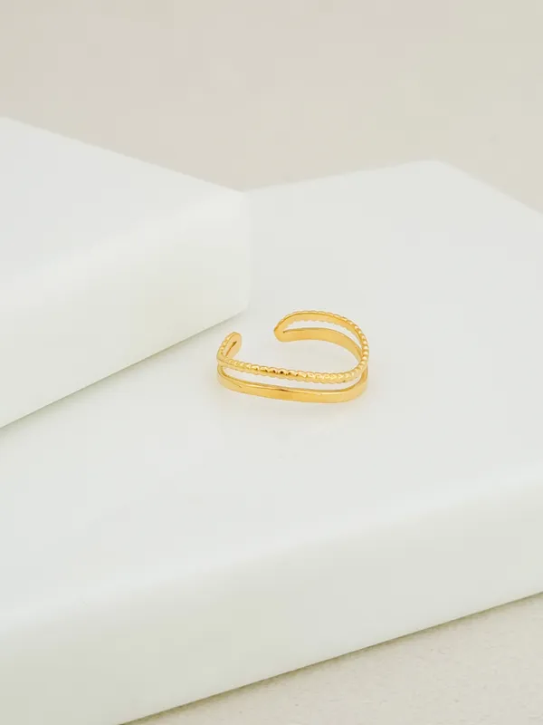 Gold_Stainless_Steel_Smooth_Beaded_Double_Band_Ring_For_Women