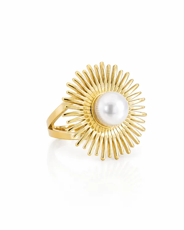 Gold_Stainless_Steel_Sunburst_Pearl_Ring_For_Women