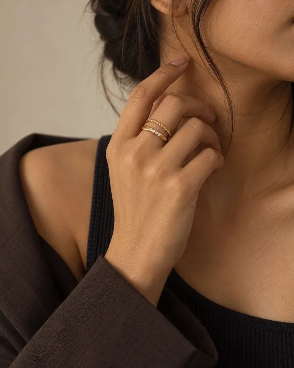 Gold_Stainless_Steel_Trio_Cz_Beaded_Double_Band_Ring_For_Women