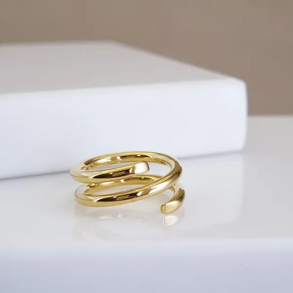 Gold_Stainless_Steel_Triple_Spiral_Wrap_Ring_For_Women