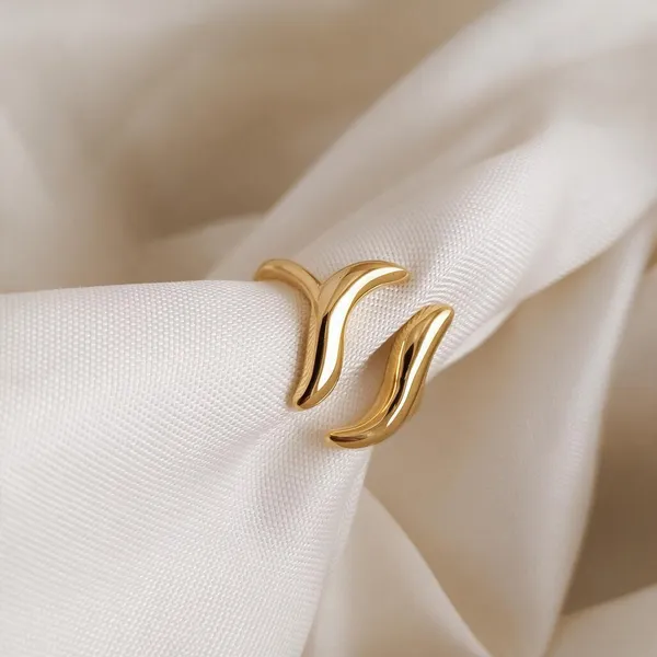 Gold_Stainless_Steel_Wave_Wrap_Ring_For_Women