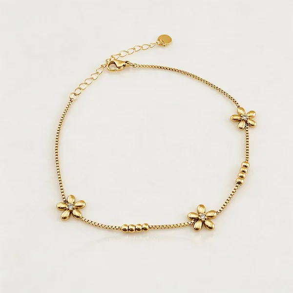 Gold_Stainless_Steel_Dainty_Bloom_Anklet_For_Women
