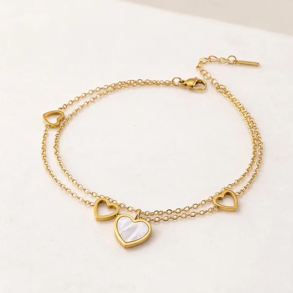Gold_Stainless_Steel_Ethereal_Heart_Anklet_For_Women