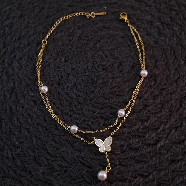 Gold_Stainless_Steel_Flutter_Anklet_For_Women