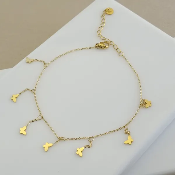 Gold_Stainless_Steel_Fluttering_Charm_Anklet_For_Women