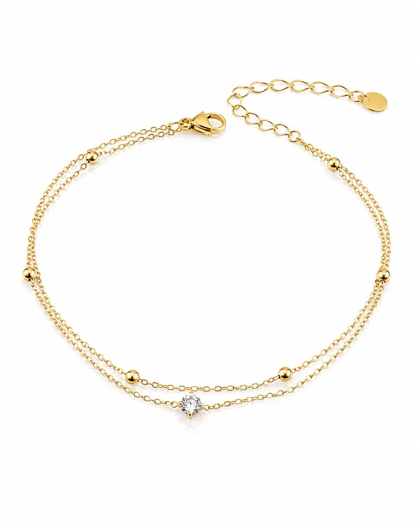 Gold_Stainless_Steel_Starlight_Anklet_For_Women