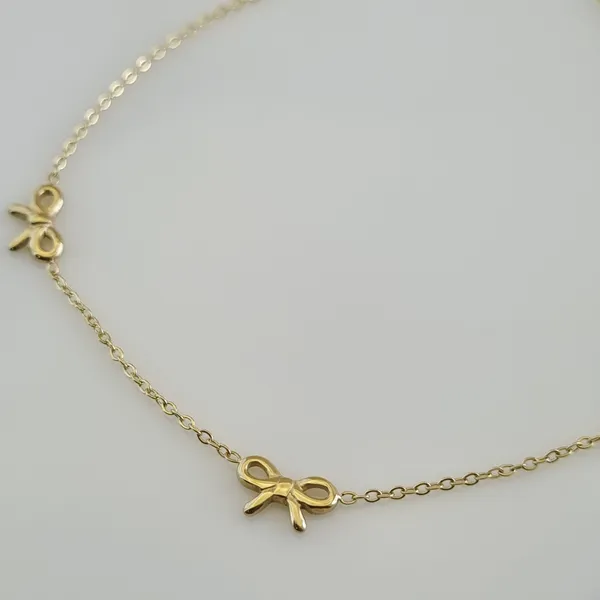 Gold_Stainless_Steel_Knot_Motif_Anklet_For_Women