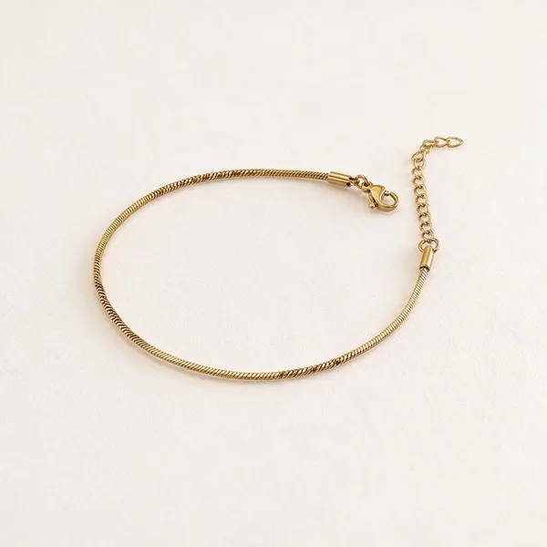 Gold_Stainless_Steel_Twist_Chain_Anklet_For_Women