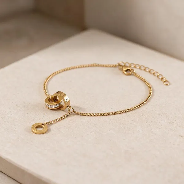 Gold_Stainless_Steel_Interlock_Link_Anklet_For_Women