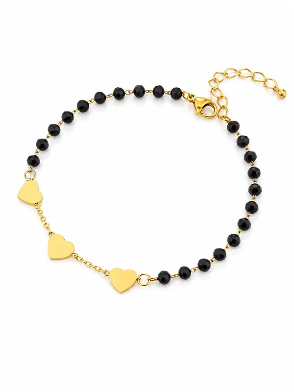 Gold_Stainless_Steel_Heart_Motif_Mangalsutra_Bracelet_For_Women