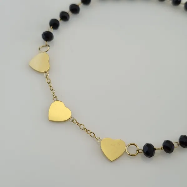 Gold_Stainless_Steel_Heart_Motif_Mangalsutra_Bracelet_For_Women
