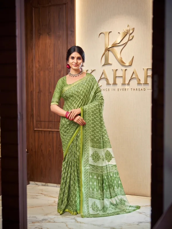 Signature_Jalpari_Green_Premium_Mal_Mal_Cotton_Saree_with_Blouse_Piece_|_Lightweight_&_Breathable_Saree_for_Women