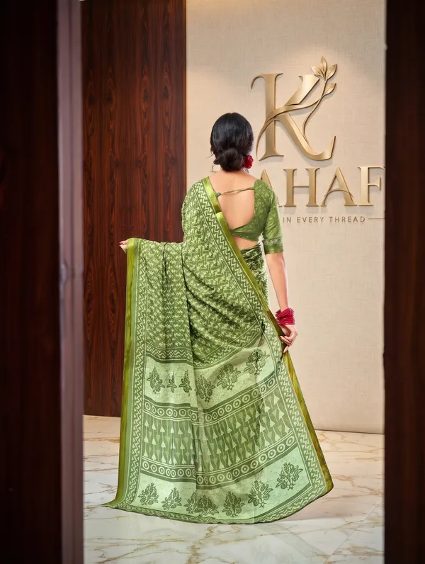 Signature_Jalpari_Green_Premium_Mal_Mal_Cotton_Saree_with_Blouse_Piece_|_Lightweight_&_Breathable_Saree_for_Women