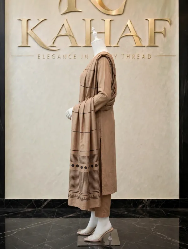 Women's_Chiku_Rayon_Printed_Kurti_Pant_Dupatta_Set_|_Fully_Stitched_Ethnic_Wear_|_Design_No._2607