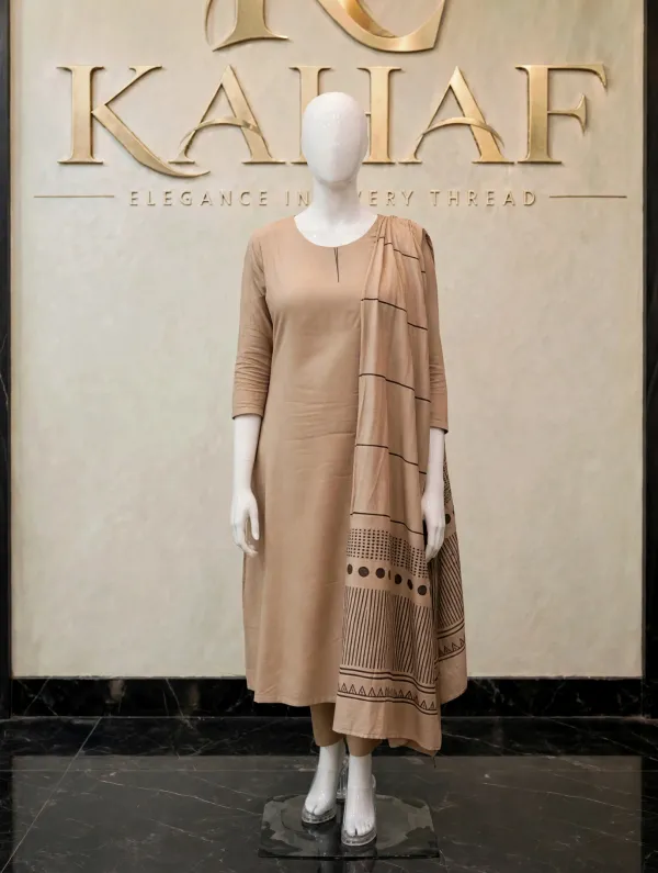 Women's_Chiku_Rayon_Printed_Kurti_Pant_Dupatta_Set_|_Fully_Stitched_Ethnic_Wear_|_Design_No._2607