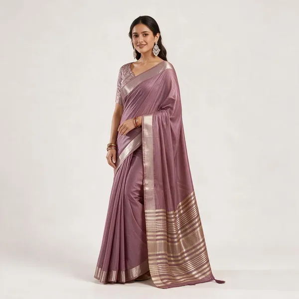 Mauve_Khadi_Cotton_Brocade_Contrast_Border_Saree_For_Women