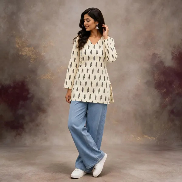 Cream_Printed_Straight_Kurta_for_Women