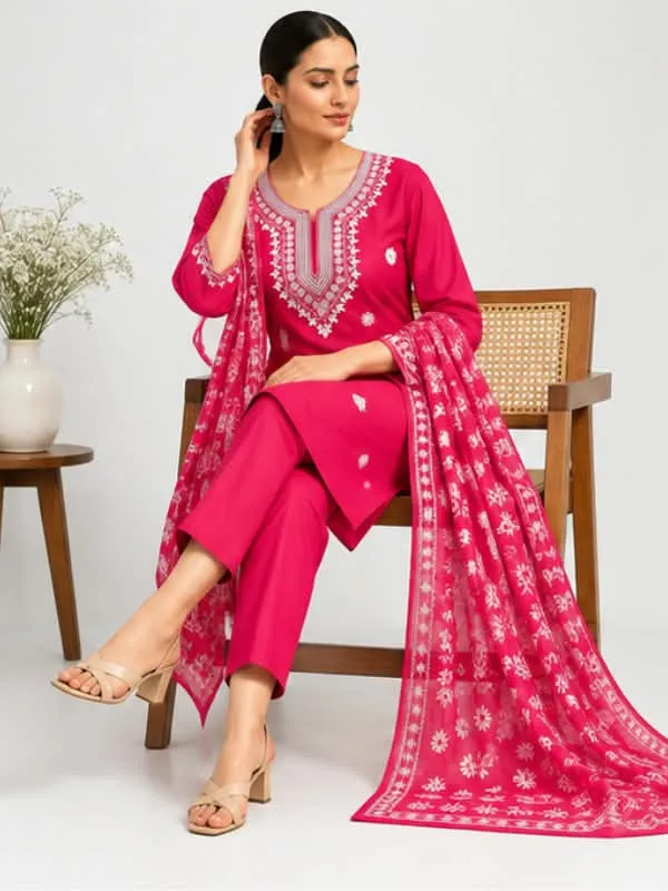 Pink_Embroidered_Straight_Suit_Set_With_Dupatta_For_Women