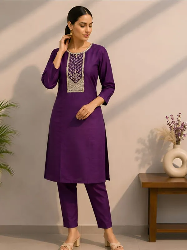 Purple_Straight_Kurta_Pant_Set_for_Women