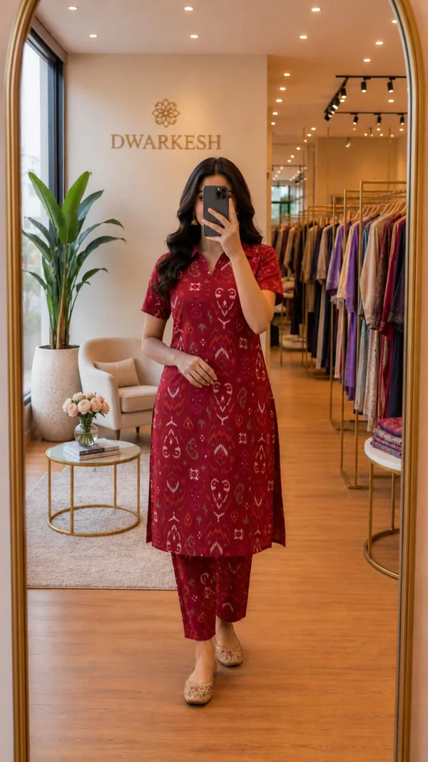 Red_Printed_Straight_Kurta_Set_for_Women