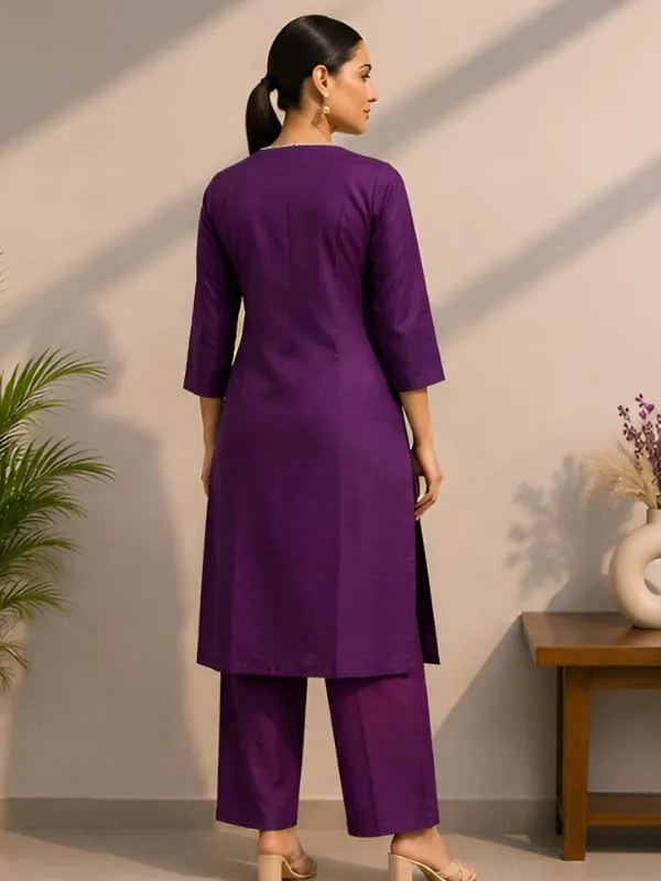 Purple_Straight_Kurta_Pant_Set_for_Women