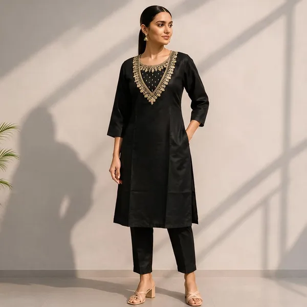 Black_Straight_Kurta_Set_for_Women