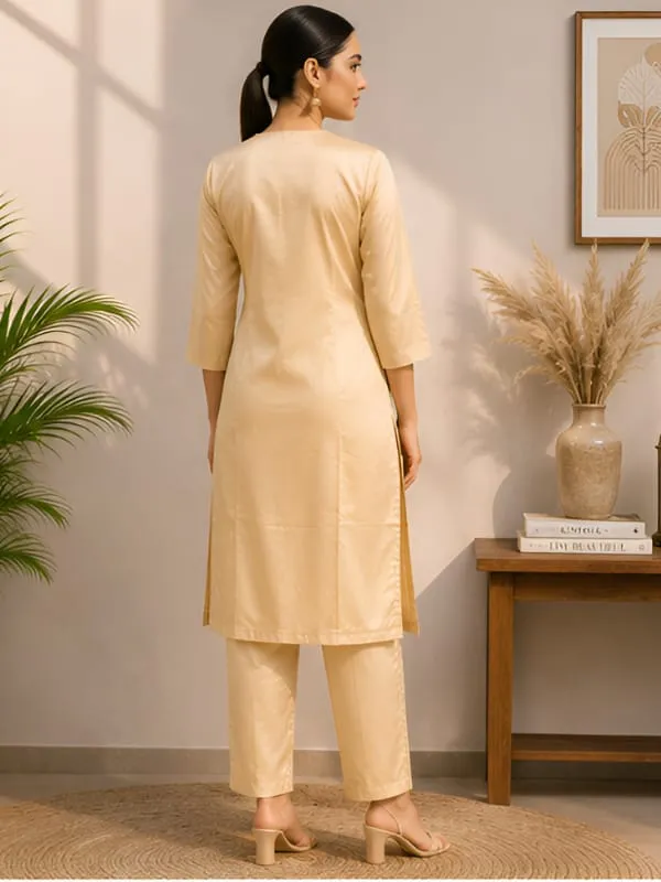 Cream_Embroidered_Straight_Kurta_Set_for_Women
