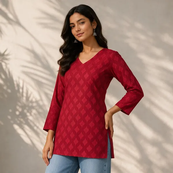 Red_Printed_Straight_Kurta_for_Women