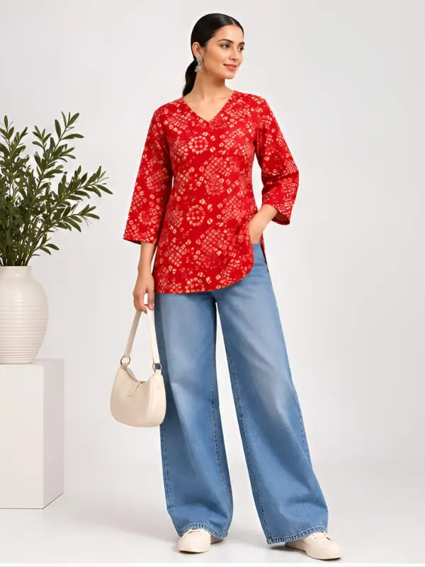 Red_Printed_Regular_Fit_Kurti_for_Women