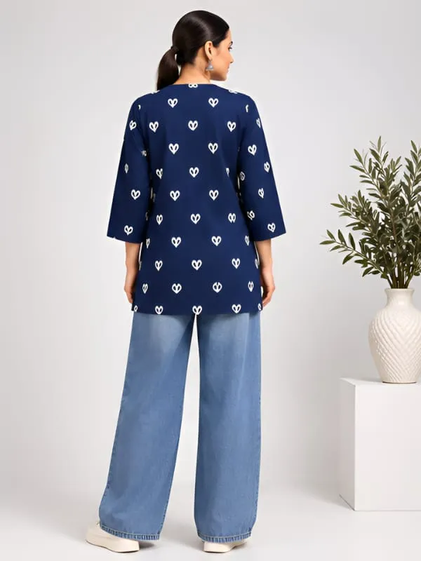 Navy_Printed_Regular_Fit_Kurta_for_Women