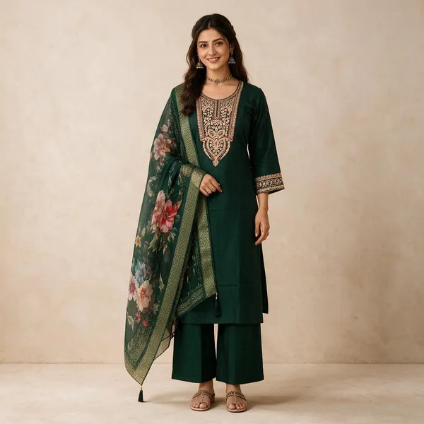 Green_Embroidered_Straight_Kurta_Set_for_Women