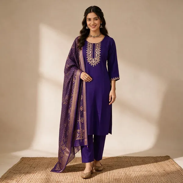 Purple_Embroidered_Straight_Kurta_Set_for_Women