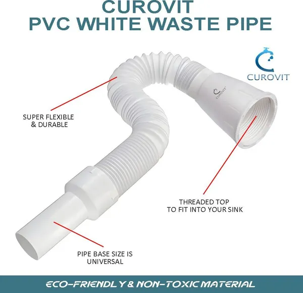 ZMZ_V-Premium_PVC_Flexible_Waste_Pipe_1-1/4"_for_Kitchen,_Bathroom_Sink_Waste_Water_Drain_hose_32_mm_Plumbing_Pipe_(Plastic)