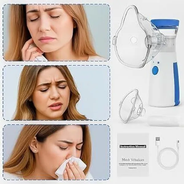 ZMZ_Portable_Mesh_Nebulizer_for_Adults_&_Kids,_Handheld_Nebuliser_Machine_Surgical_Plier_(Silicone)