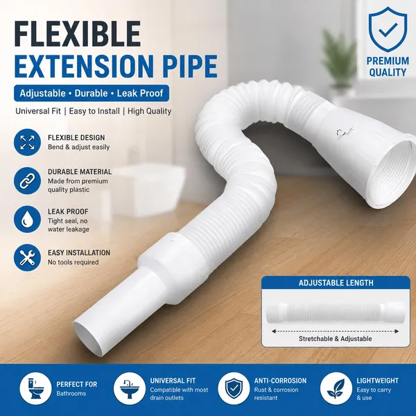 ZMZ_V-Premium_PVC_Flexible_Waste_Pipe_1-1/4"_Heavy_Duty_Water_Drain_Pipe_for_Kitchen_Sink_32_mm_Plumbing_Pipe_(Plastic)