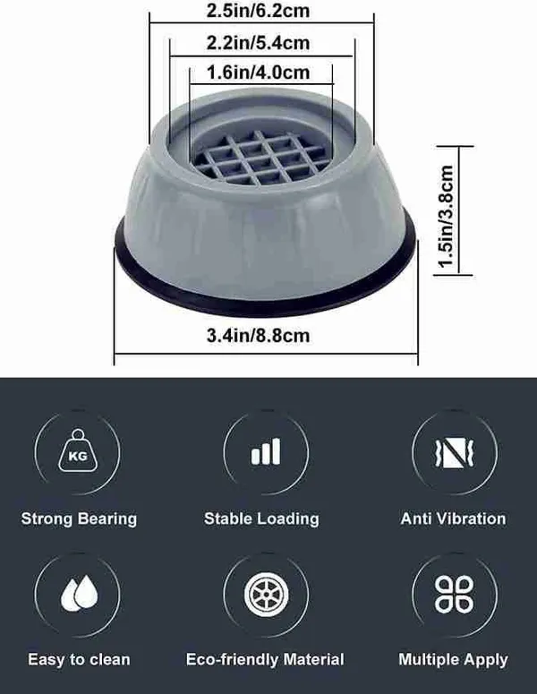 Etofli_Washing_machine_anti_vibration_pad_(_pack_of_4_)_Washing_Machine_Door_Interlock_()