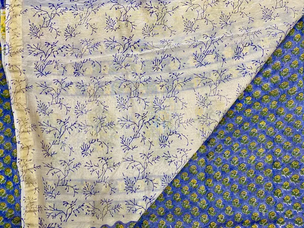 Blue_Maheshwari_Silk_Cotton_Hand_Block_Printed_Saree_For_Women
